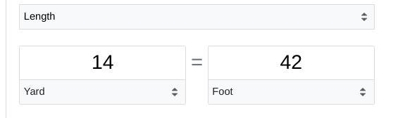 How many square feet are in 14 square yards?-example-1