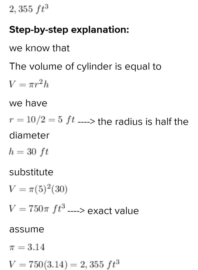 Q. The company you're interning at stores liquid in cylinder-shaped tanks, the smallest-example-1