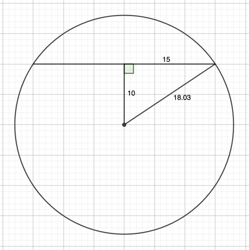 The water level in a spherical bowl has a diameter of 30 cm. If the horizontal diameter-example-1