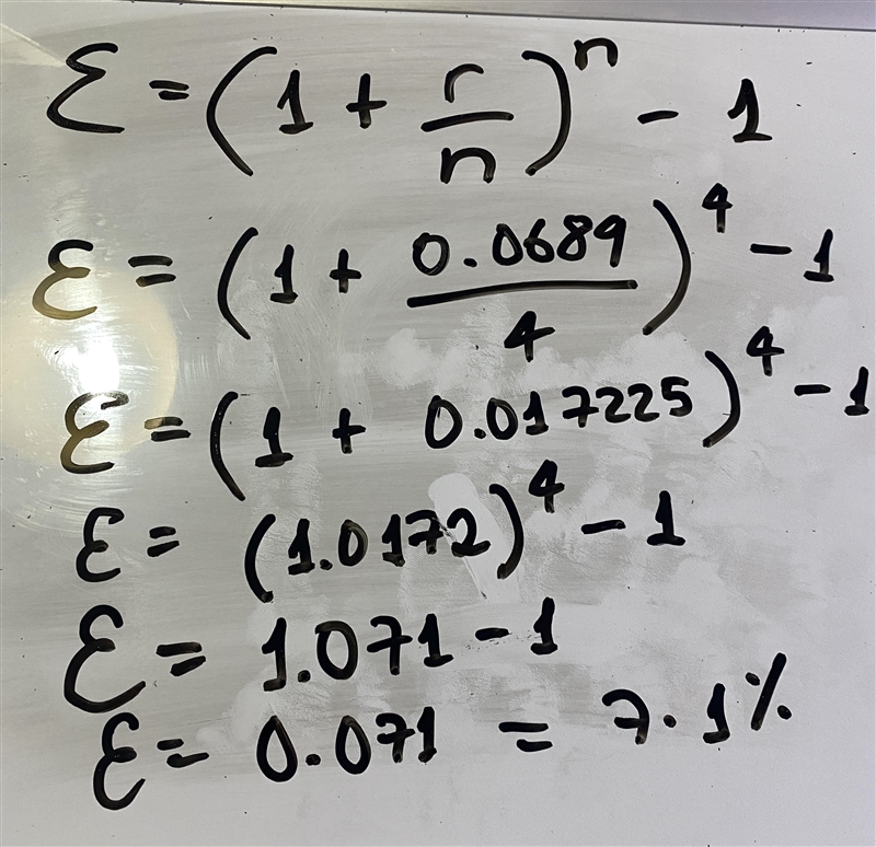 Determine which is the better investment 6.72% compounded semiannual or 6.89% Compounded-example-2