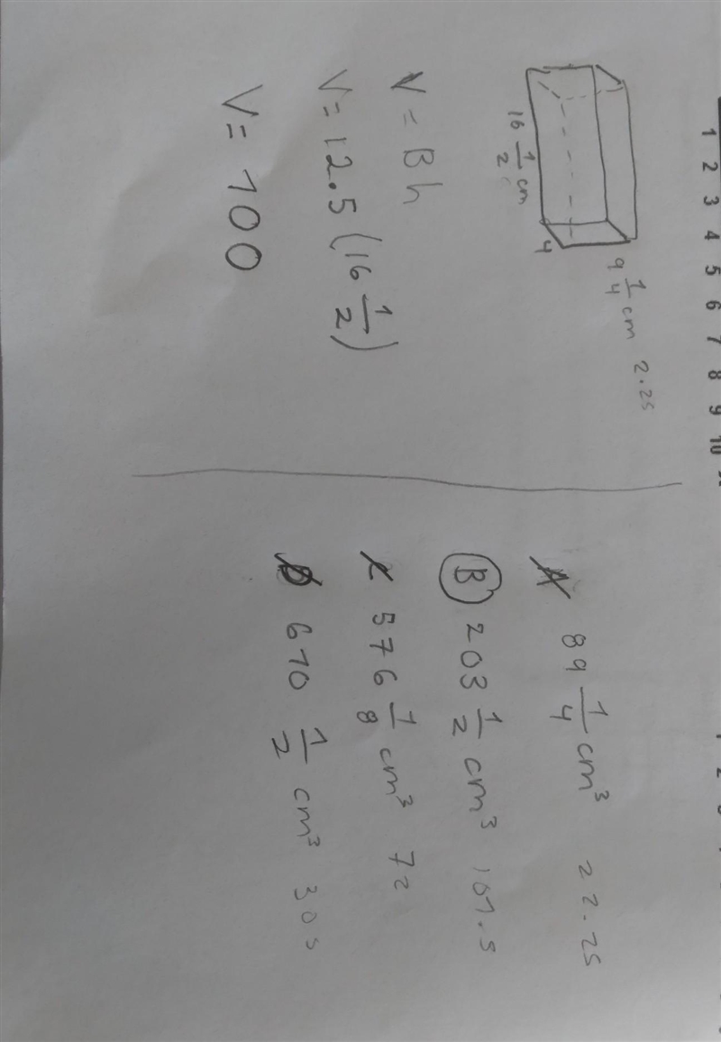 A rectangular prism is pictured below. What is the volume of the rectangular prism-example-1