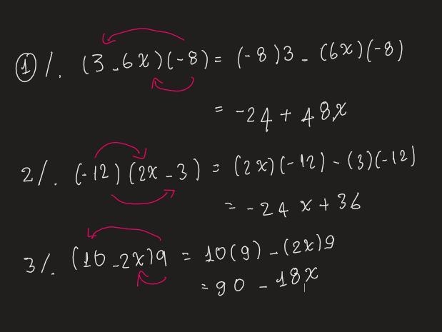 Please someone tell me the answers to these I dont remember how to do distributive-example-1