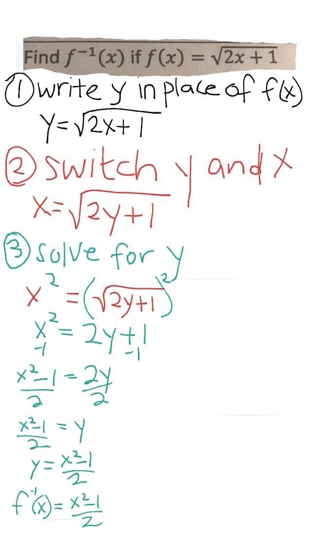 Find f-1(x) if f(x)= 2x+1-example-1