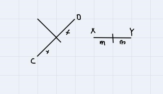 Bisecting figures lesson Number:7a Construct the bisector of the following figures-example-1