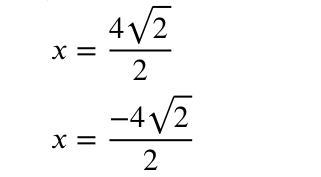 (20 points) what is 4x^2 = 32 ?-example-4