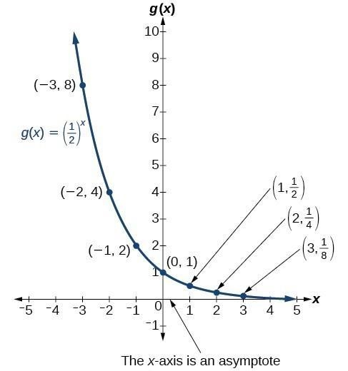 How do u find the constant RATIO of the exponential curve-example-1