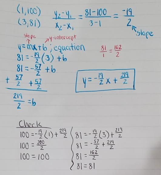 Write a linear equation for the statement below: The students in a high school environmental-example-1