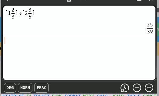 What is the Quotient of 1 and 2/3 divided by 2 and 3/5-example-1