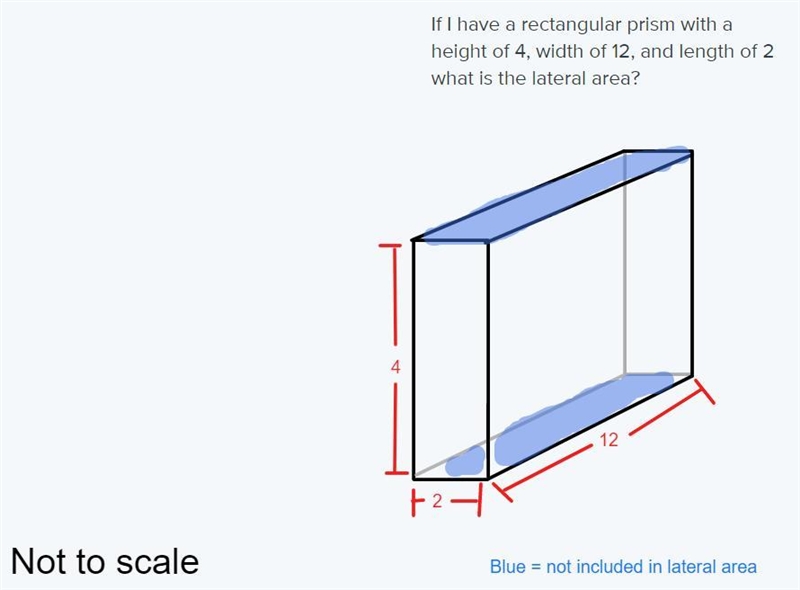 If I have a rectangular prism with a height of 4, width of 12, and length of 2 what-example-1