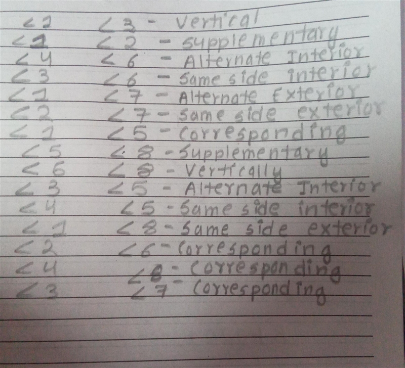 Use the figure below to match the type of angles with the correct type of angles. Answer-example-1