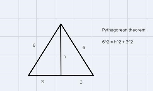 Identify the lateral area and surface area of a regular pyramid with base edge length-example-1