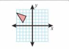 A triangle is shown.Drag graphs to the table to show the image of the triangle after-example-4