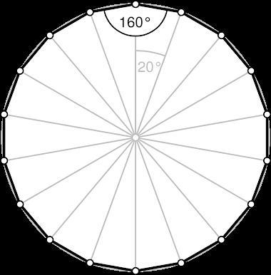 A regular hexagon has 18 sides calculate the size of each interior-example-1