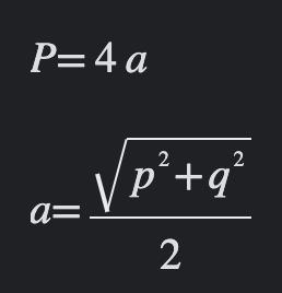 The diagonals of a rhombus are 24 cm, 32 cm. Its perimeter is-example-1