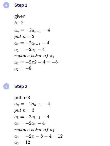 A1=2 and an=(an-1)^2+2 then find the value of a3-example-1