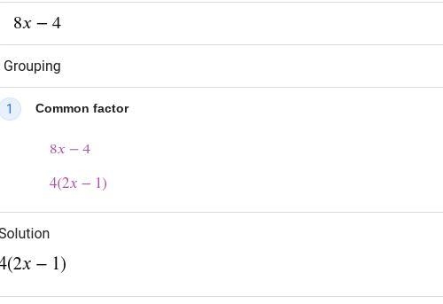 What is the answer for 8x - 4-example-1