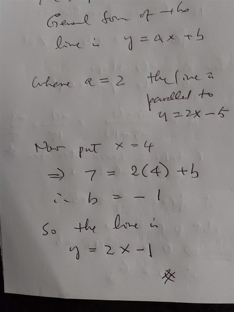 What is the equation in slope-intercept form of the line that passes through the point-example-1