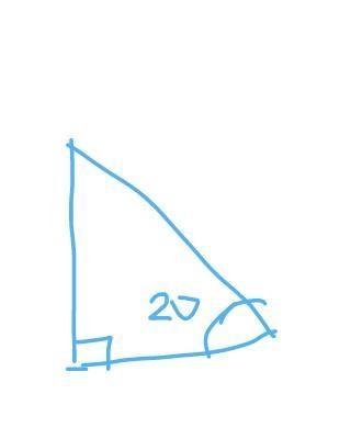 The angle of elevation to a nearby tree from a point on the ground is measured to-example-1