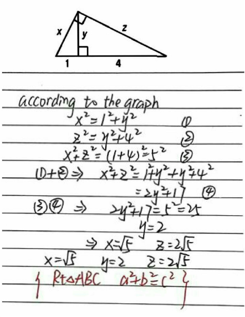 For the next four problems,solve for all of the variables. Show all of your work and-example-1