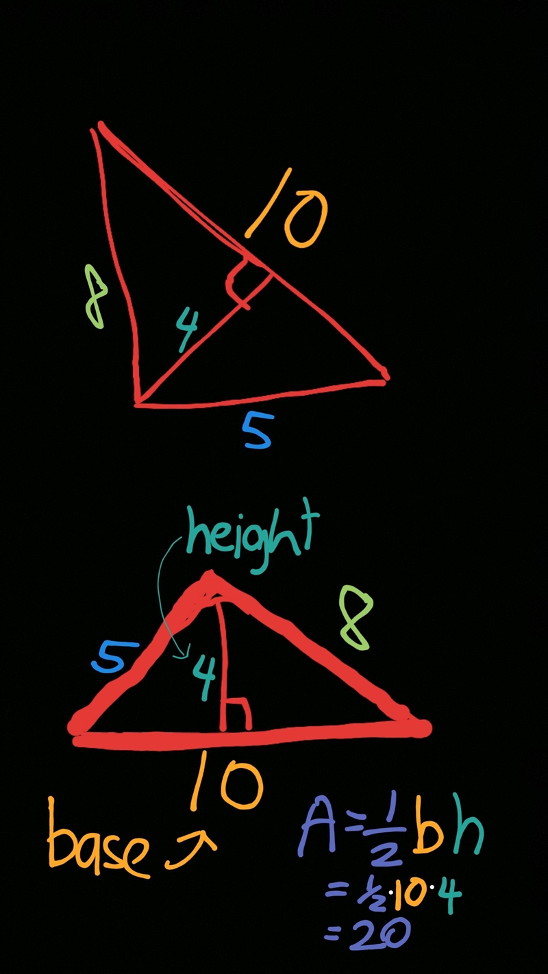 Find the area of each figure ​-example-1