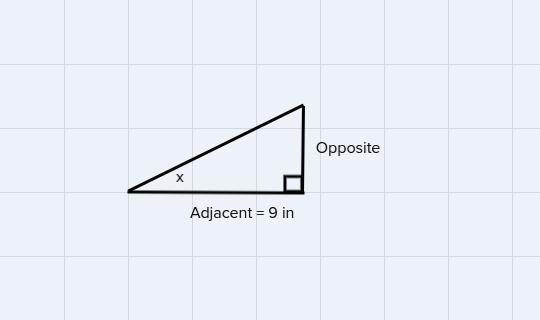 in a right triangle angle x has tangent value 1.40. the side adjacent to angle x has-example-1