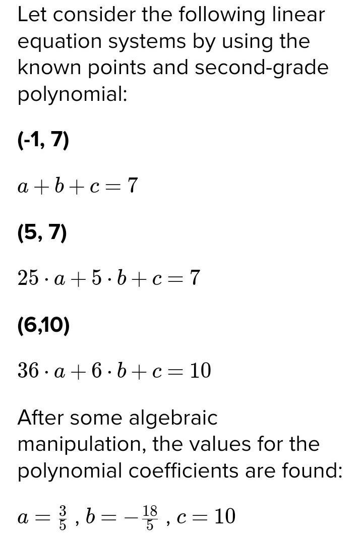 The zeros of a parabola are -4 and 2 and (6,10) is a point on the graph which equation-example-1