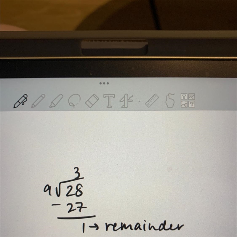 Use the standard algorithm to find 28.8 9. How many times does 9 go into 28? ? times-example-1