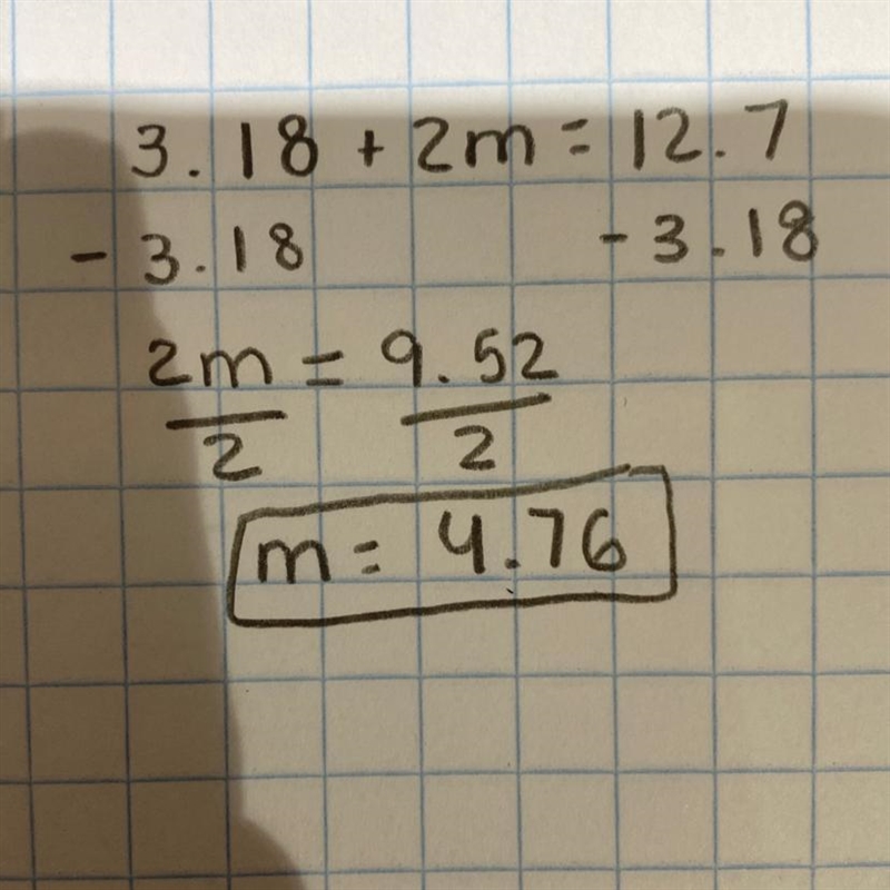 3.18 + 2m = 12.7 how do you do this?-example-1