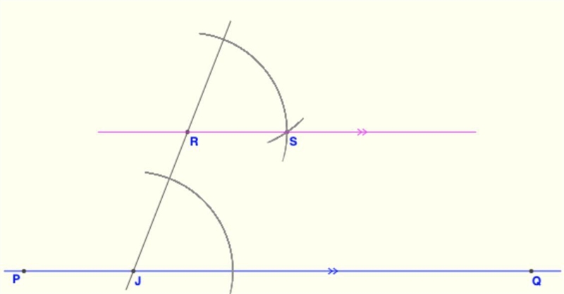 (PLEASE HELP) What are the steps for using only a compass and a straightedge to construct-example-1