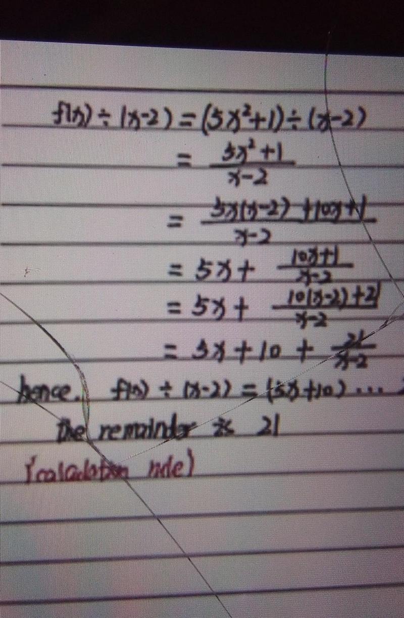 If f(x) = 5x^5 + 1, then what is the remainder when f(x) is divided by x + 1?-example-1