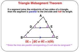 Triangle FGH is formed by connecting the midpoints of the side of triangle CDE The-example-1