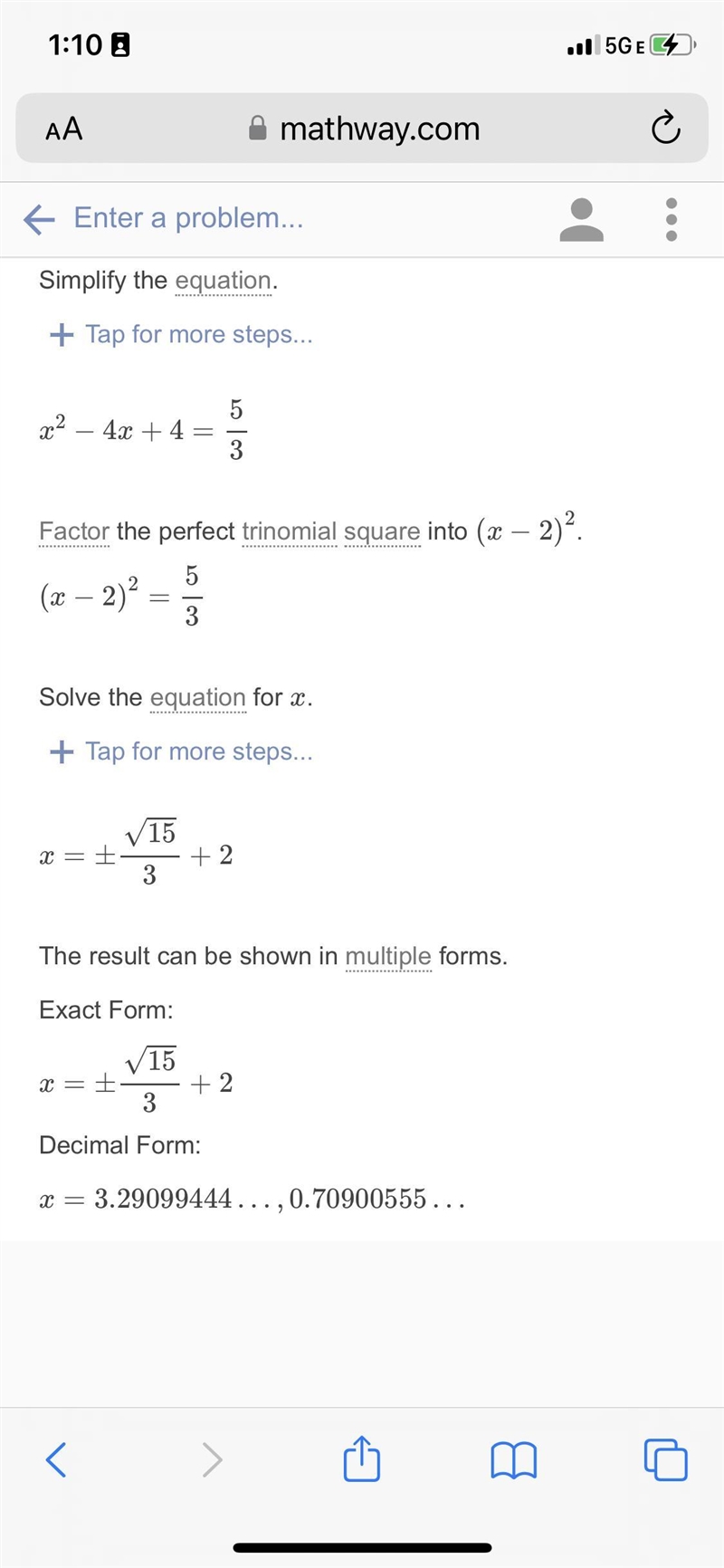 3x^2+12x=7 Complete the square to solve-example-1