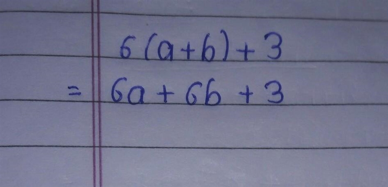 What is the L.C.M of: 6(a+b)+3-example-1