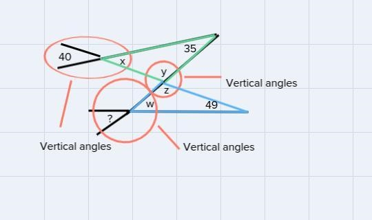 Can you show me how to solve this it is angles in a triangle-example-1