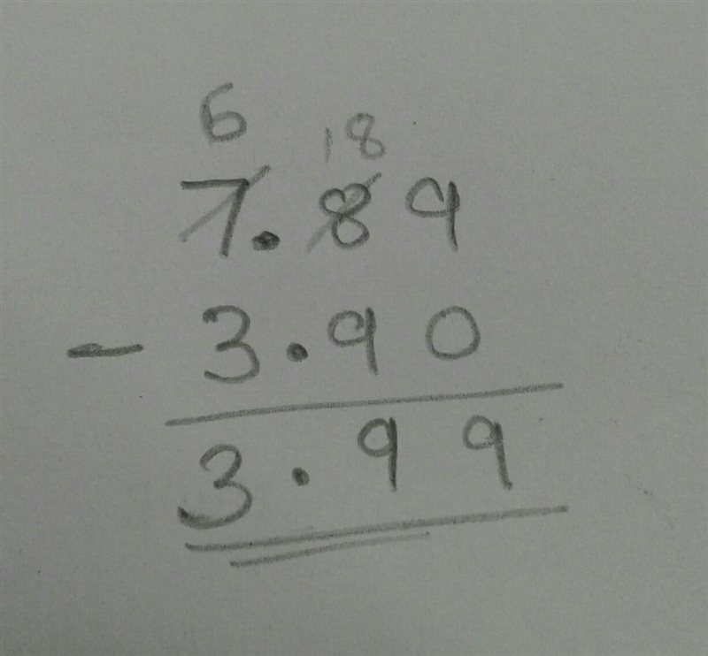 Show work please :) 2. 1/9 x 3/4 4. 5/7 divided by 2/3 5. 7.89 - 3.9-example-1