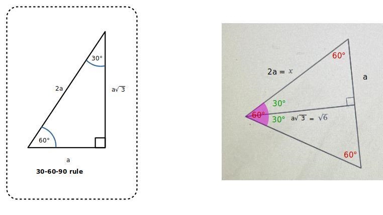 The triangle below is equilateral. Find the length of side a in simplest radical form-example-1