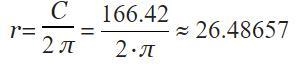 The circumference of a circular field is 166.42 yards. What is the diameter of the-example-1