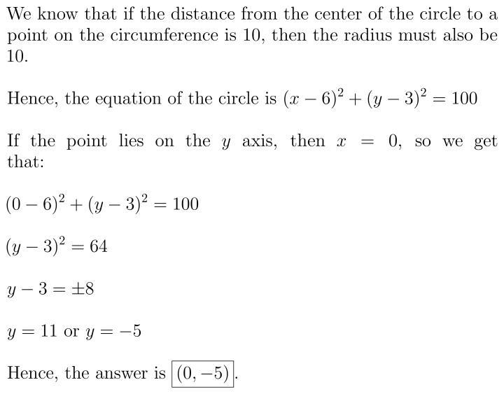 Each point on the edge of a circle is equidistant from the center of the circle. The-example-1