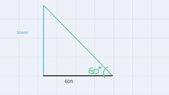 Use Right Triangle Trigonometry to solve this problem. Round your answer to the nearest-example-1