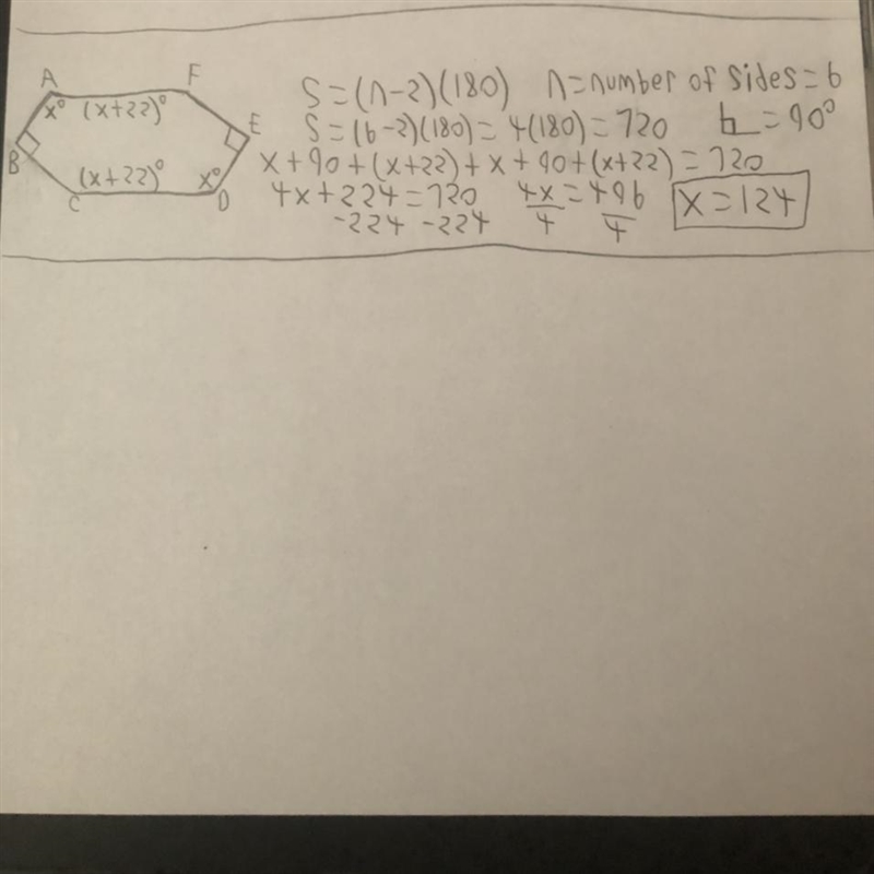 Find the value of x in each figure-example-1