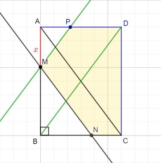 ABC is a right triangle at B such that AB = 8 cm and AC = 10 cm. 1° Calculate BC 2º Consider-example-3