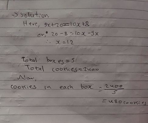 Rita made five boxes of cookies there was a total of 2400 cookies how many cookies-example-1