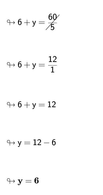 If x=10 what is the value of y in the equation 3x+5y=60-example-3