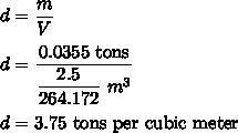 IN NEED OF HELP ASAP SO.. If something weighs 71 pounds for every 2.5 gallons of volume-example-1