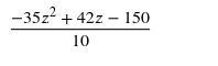 (-7/2z+4)Z+(1/5z-15)-example-1