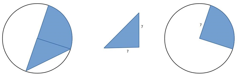 Find the area of the shaded region of circle F below. Round your answer to the nearest-example-1