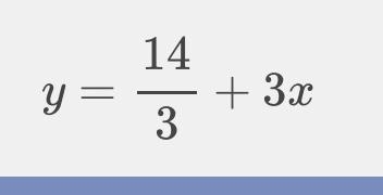 9x + 3y = 14 what is y-example-1