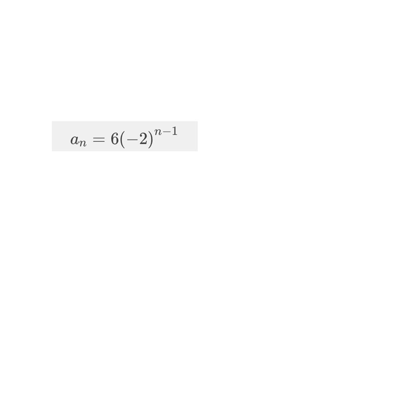 Determine whether the sequence is a geometric sequence. 6, -12, 24,-48...​-example-1