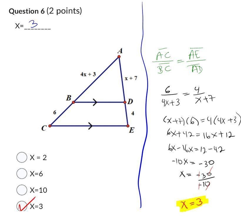 Need help with finding the X!!-example-1