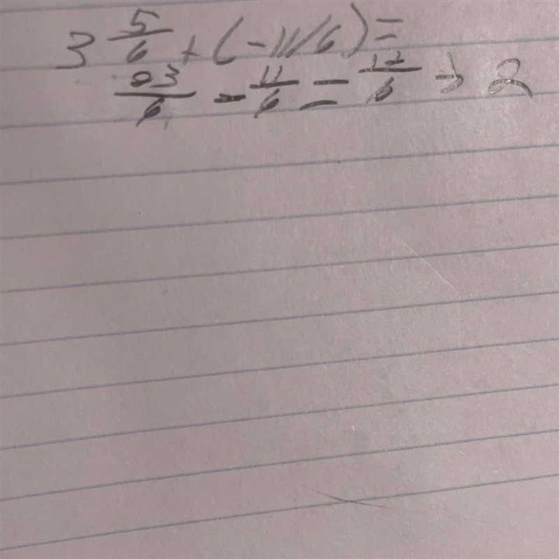 What is the answer to this question? 3 5/6+ (-1 1/6)=-example-1